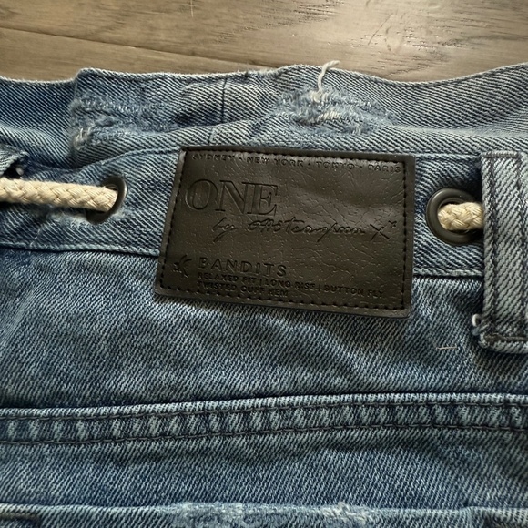 REVOLVE | One Teaspoon "Bandits" Denim Shorts w/ Nautical Rope Belt | Size 25 - Picture 8 of 11